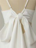 Princess Spaghetti Straps Backless V Neck Mermaid Wedding Dresses Bride Dresses RJS15306 Rjerdress