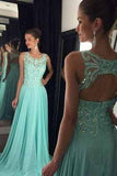 Prom Dresses Hot Simple Teens Fashion Beading Evening Dress Chiffon Prom Gowns RJS929 Rjerdress