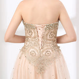 Prom Dresses Sweetheart A Line Tulle With Ruffles Rjerdress