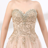 Prom Dresses Sweetheart A Line Tulle With Ruffles Rjerdress
