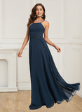 Sexy Open Back Halter Evening Dresses A Line With Appliques Chiffon Rjerdress