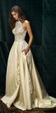 Sexy Prom Dress A-Line Prom Dress Satin Prom Dress Evening dress F244 Rjerdress