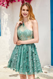 Sexy Short One Shoulder Homecoming Dress Cocktail Dresses With Beaded RJS677 Rjerdress