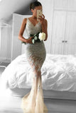 Sheath Long V-Neck Prom Dresses Charming Evening Dresses Rjerdress