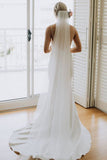 Spaghetti Straps Lace Country Wedding Dress Mermaid Backless Wedding Gowns RJS15415 Rjerdress