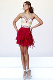 Stunning Homecoming Dresses Sweetheart A Line Short/Mini With Beads New Arrival Rjerdress