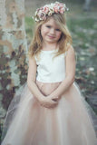 Stunning Sleeveless A Line Satin Bowknot Pink Flower Girl Dresses with Round Neck FG1009 Rjerdress