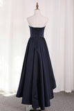 Sweetheart A Line Evening Dresses Satin With Ruffles Asymmetrical Rjerdress