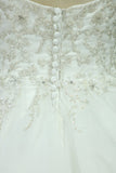 Sweetheart Bridal Dresses A Line Organza With Beaded Bodice Rjerdress