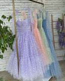 Sweetheart Cocktail Dresses A Line Tulle Short Homecoming Dresses Rjerdress