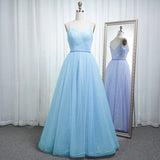 Sweetheart Neck Spaghetti Straps Lavender Beaded Prom Dresses Long Evening Dresses RJS625 Rjerdress