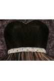 Sweetheart Tulle Beaded Waistline A Line Short/Mini Homecoming Dresses Rjerdress