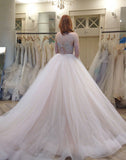 Tulle Wedding Dresses Spaghetti Straps A Line With Beaded Waistline Rjerdress