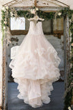 Tulle Wedding Dresses Sweetheart With Applique Rjerdress