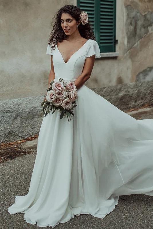 Simple Informal Wedding Dresses 2024 | gangaputra.net