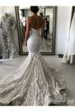 Wedding Dress With Drop Waist And Gorgeous Appliques Mermaid With Court Train Bride Dress Rjerdress