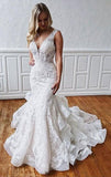 Wedding Dresses Mermaid Off The Shoulder Tulle With Applique Rjerdress