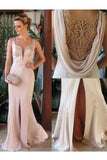 Wedding Guest Dresses Mermaid Scoop Chiffon With Beads And Slit