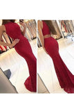 New Arrival Scoop Open Back Lace Mermaid Prom Evening Dresses