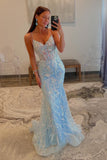 Prom Dresses Mermaid/Trumpet Tulle With Appliques And Sash