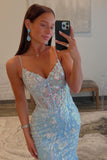 Prom Dresses Mermaid/Trumpet Tulle With Appliques And Sash