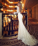 lace backless Prom Dress long elegant evening dress BD1365 Rjerdress
