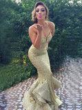 long gold sequin sparkle mermaid charming sweetheart prom dress 141509 Rjerdress